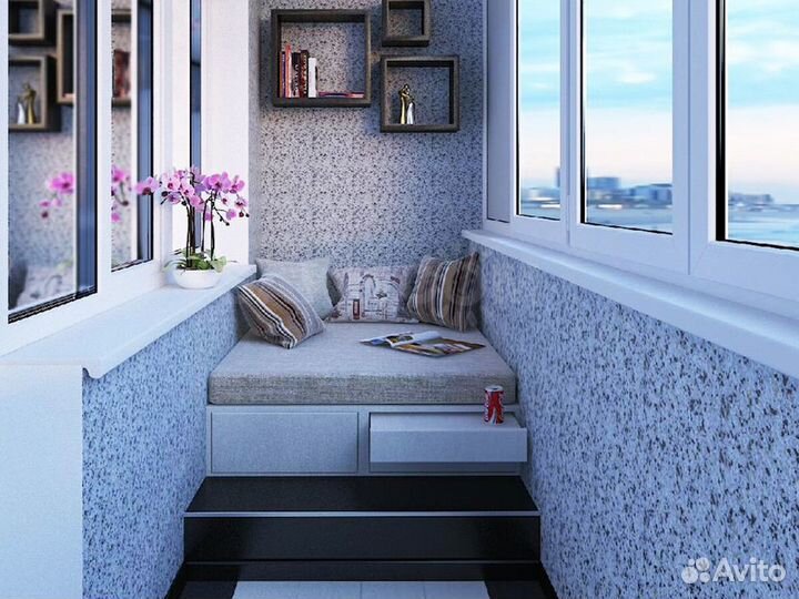 Лоджия с отделкой