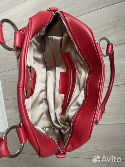 Сумка женакая красная samsonite