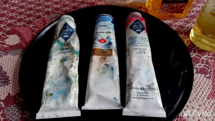 Масляные краски и льняное масло