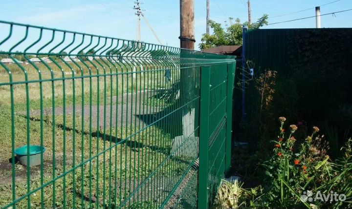 Забор металлический,ворота, калитки под ключ