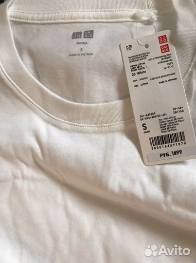 Футболка Uniqlo supima размер S