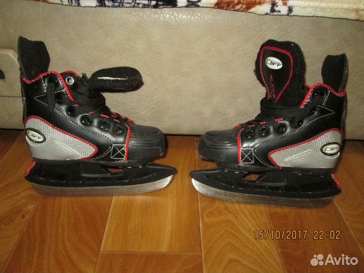 Коньки детские хоккейные раздвижные