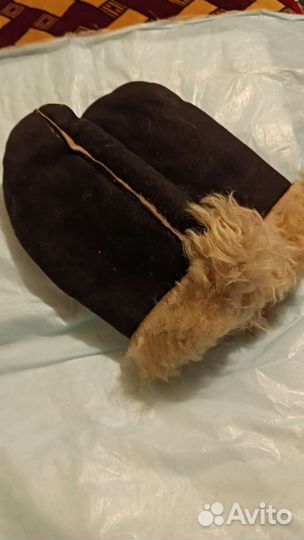 Рукавицы меховые мужские