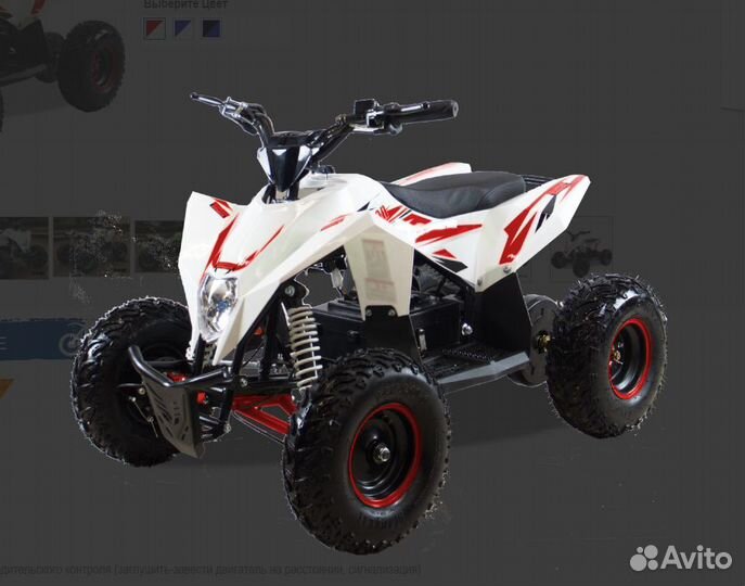 Детский электро квадроцикл motax gekkon 1300W