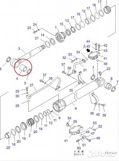 Втулка 707-76-80230