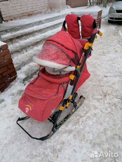 Санки коляска ника 7 3