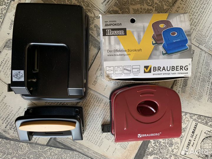 Степлер, антистеплер, дырокол, датер, касса