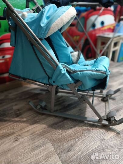 Детские санки коляска