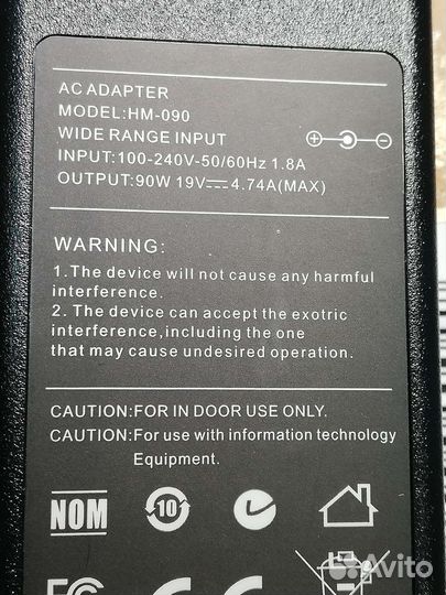 Зарядное устройство для ноутбука Z3 Asus LT02 19V