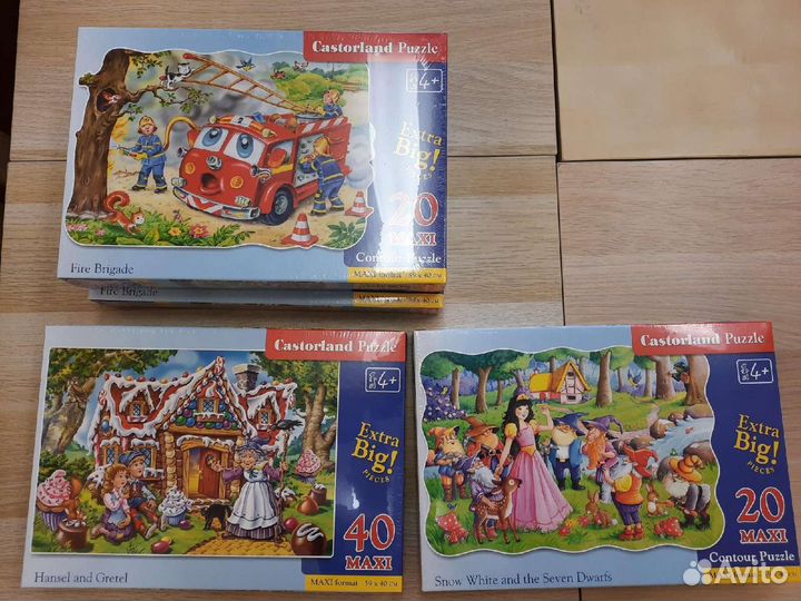 Пазлы Castorland от 3+ до 8+