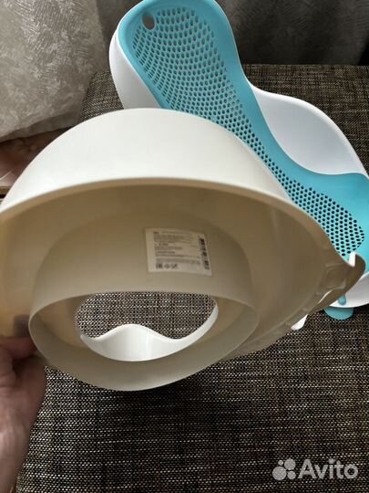 Горка для купания с рождения и кольцо на унитаз