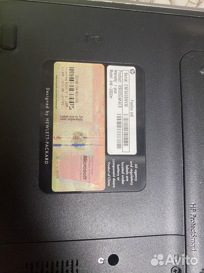 Ноутбук hp на запчасти