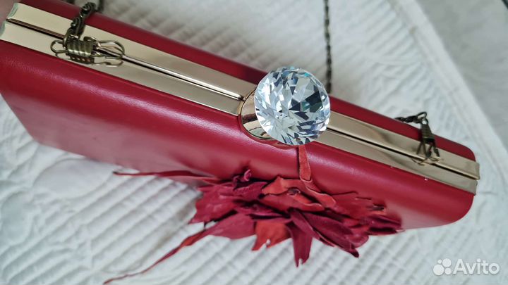 Сумка клатч натуральная кожа от мастерской Natel