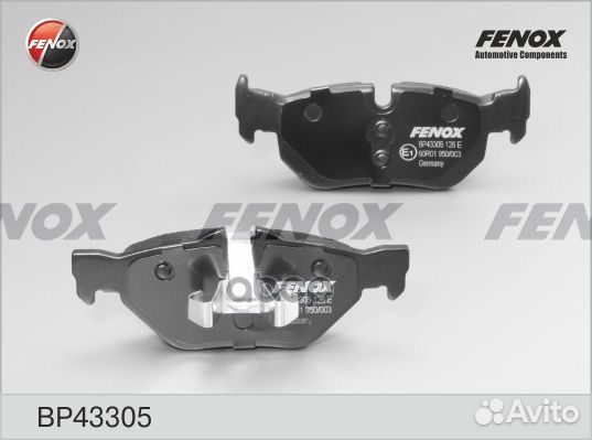 Колодки тормозные BP43305 fenox