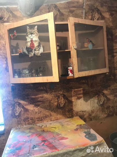 Кухонный навесной шкаф СССР