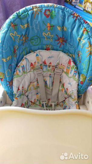 Стульчик для кормления chicco polly magic
