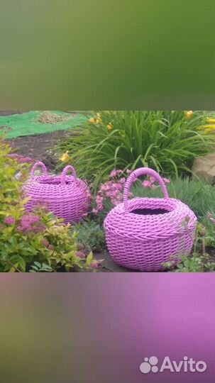 Плетеные изделия из искусственного ротанга