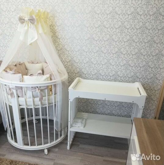 Детская кроватка трансформер 9 в 1