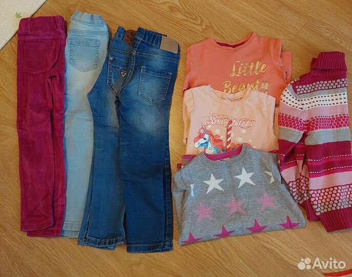 Вещи пакетом на девочку р-р 104-110