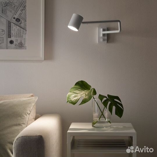 Бра нимоне IKEA оригинал икеа (черный, 3 лампочки)