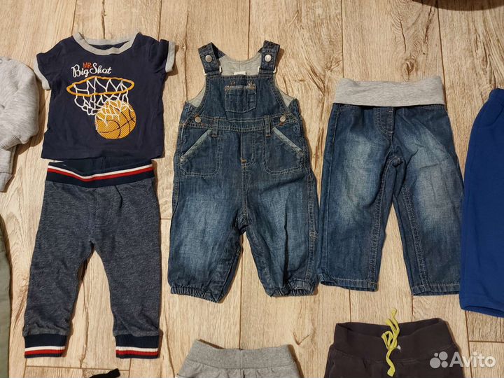 Пакет детских вещей на мальчика 80 (9-12мес)