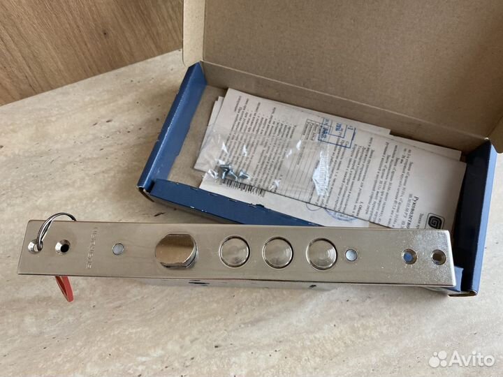 Замок врезной гардиан 30.11 сувальдный с защелкой