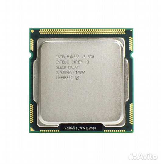 Процессор Intel Core i3-530 SBX7L 2.93 GHz