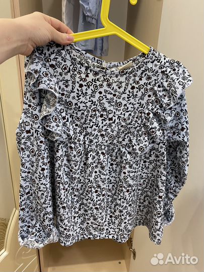 Блузка zara,рубашка,кофты 3 штуки,лот вещей