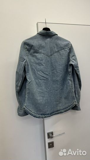 Джинсовая рубашка mango размер м