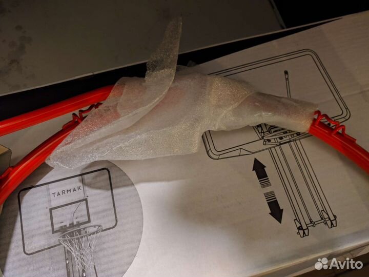 Баскетбольное кольцо Tarmak F500 с рег. высоты
