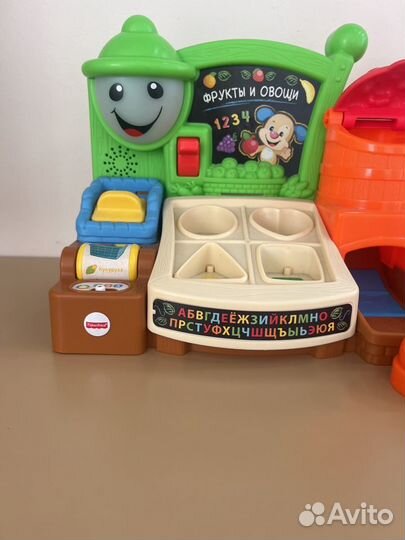 Игрушка fisher price счет, алфавит русс-англ