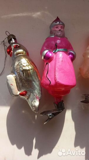 Елочные игрушки СССР на прищепке