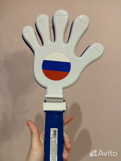 Трещотка рука Триколор гигантская