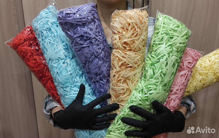 Наполнитель бумажный гофрированный