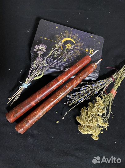 Свечи восковые Любовные