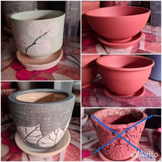 Горшки керамические для цветов