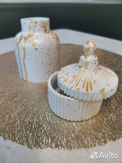 Шкатулка из гипса