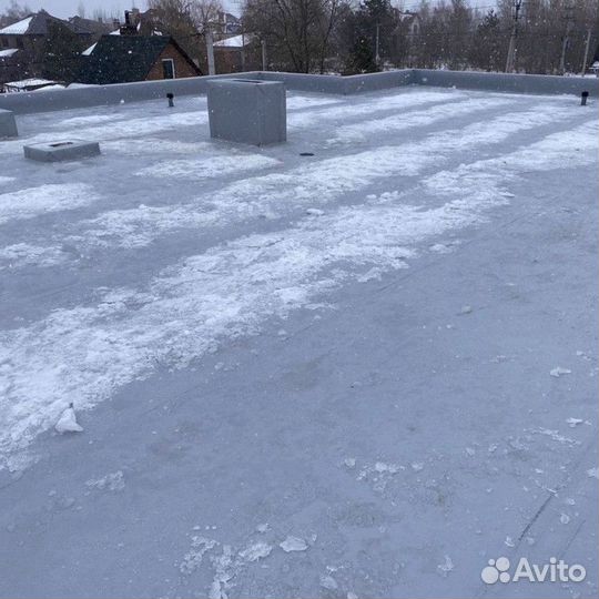 Монтаж плоской кровли