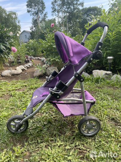 Коляска кукольная игрушечная