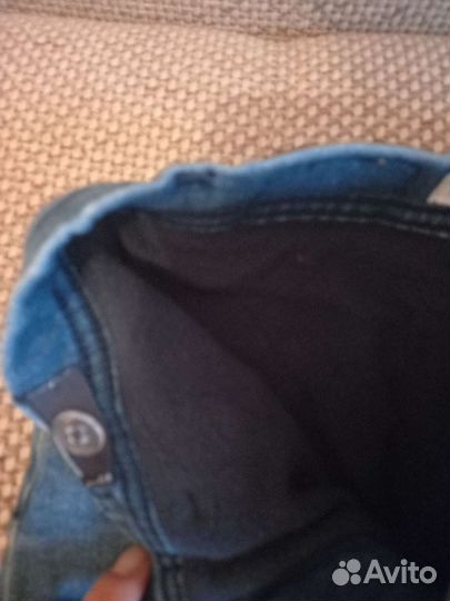 Джинсы на флисе на мальчика 116