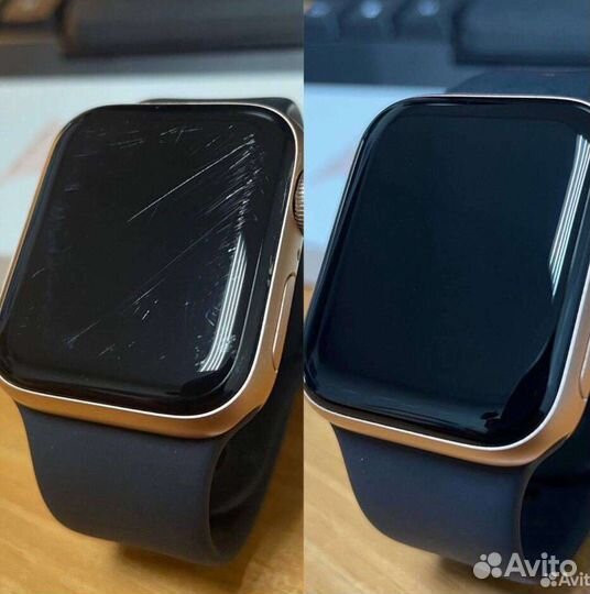 Полировка экрана телефонов часов