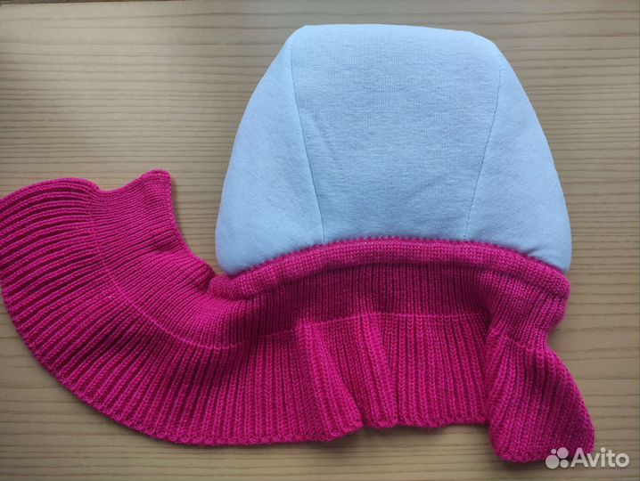 Шапка-шлем детская новая зимняя утеплённая