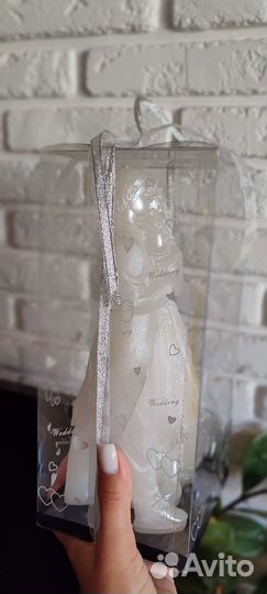 Свадебная свеча ручная работа