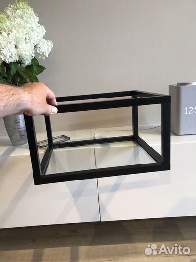 Металическая черная полка