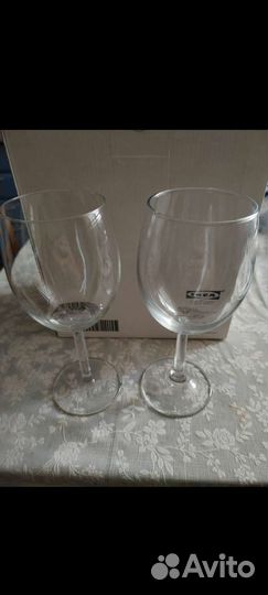 Набор бокалов икеа свальк для вина, 300 мл, 6 шт