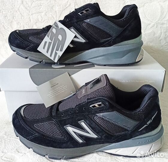 Кроссовки New Balance 990 v5 Black Оригинал US 8