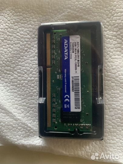 Оперативная память ddr3l для ноутбука 2gb