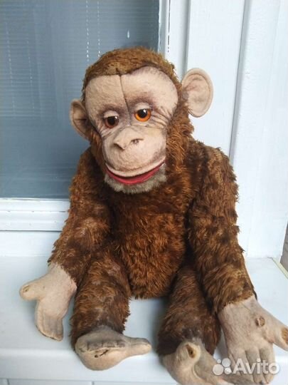 Игрушка обезьяна ГДР 1950-х годов