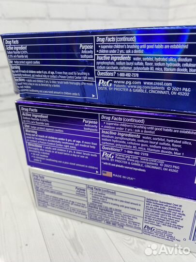 Зубная паста Crest оригинал