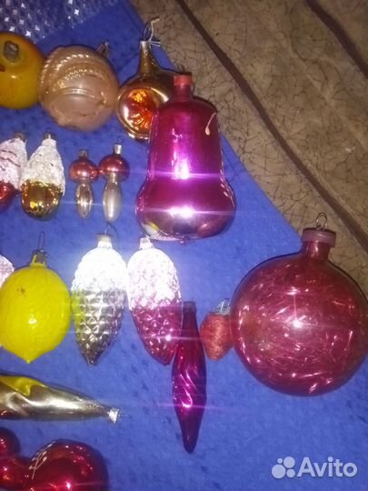Елочные игрушки СССР одним лотом